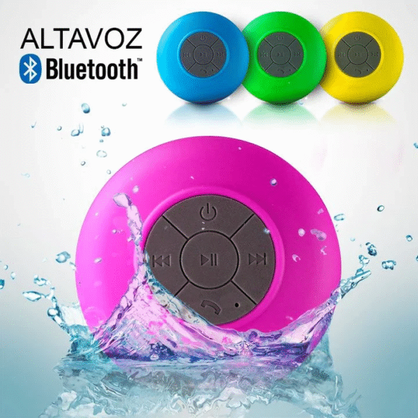 Parlante Bluetooth Para Ducha Resistente Al Agua - Image 2