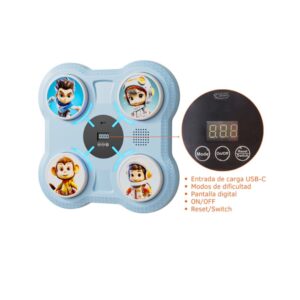 Maquina De Boxeo Inteligente Infantil az